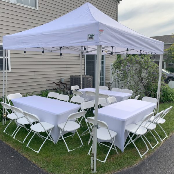 10x10 White Canopy Tent - Image 3