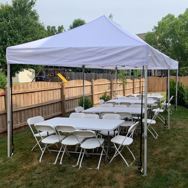 10x20 White Canopy Tent - Image 2