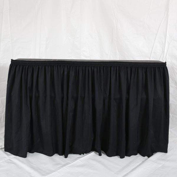 Portable Bar Skirting - Black