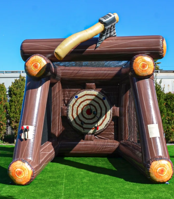 Giant Inflatable Axe Throw