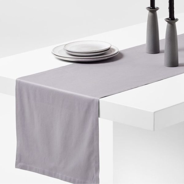 Aspen Grey Table Runner - 18"x120"