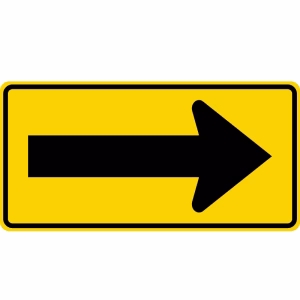 Sign - Directional Arrow